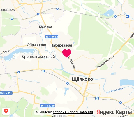 На карте