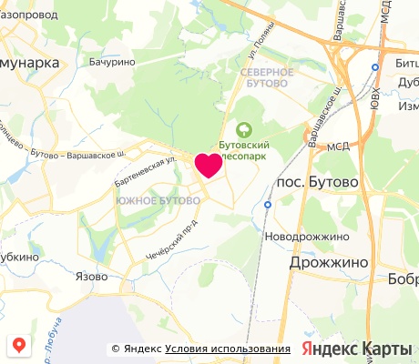 На карте