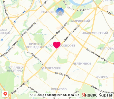 На карте