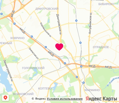 На карте
