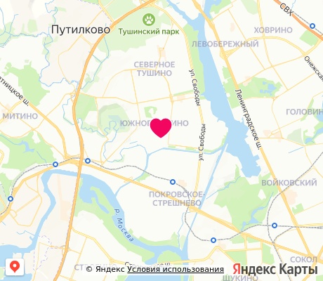 На карте
