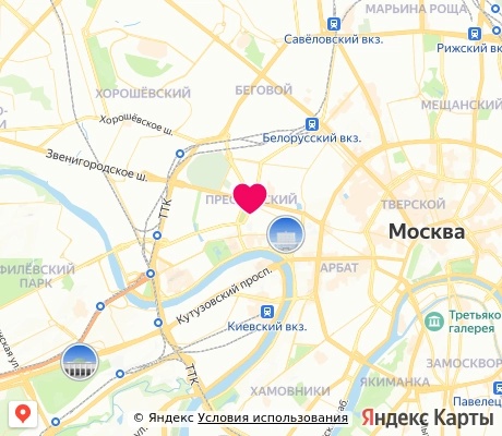 На карте