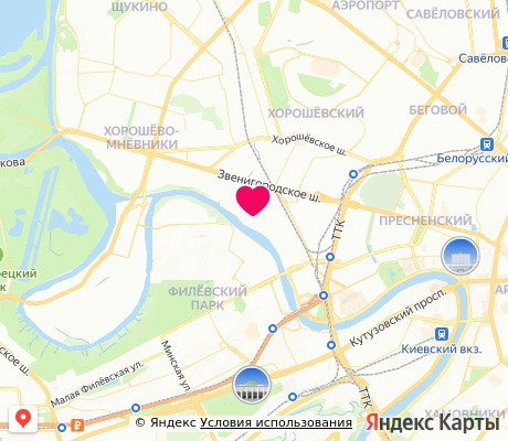 На карте