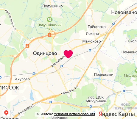На карте
