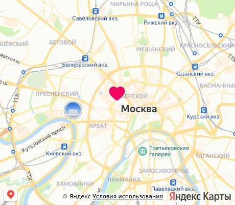 На карте