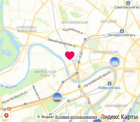 На карте