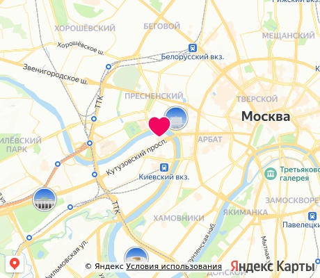 На карте