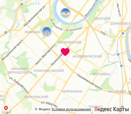 На карте
