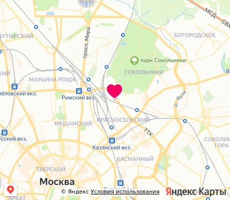 На карте