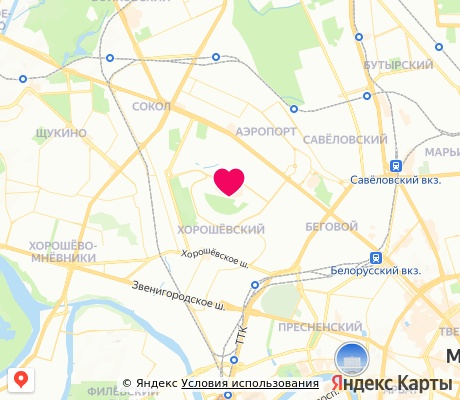 На карте