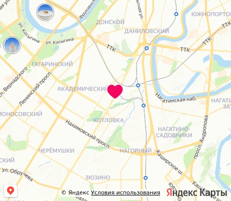 На карте