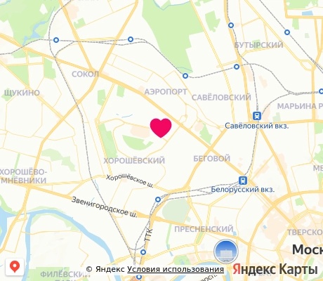 На карте