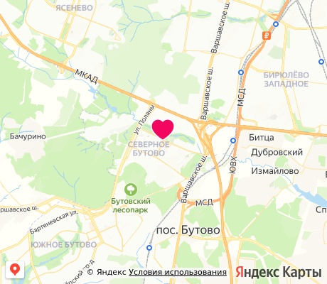На карте