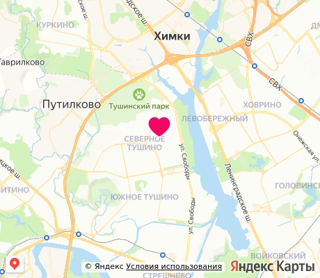 На карте