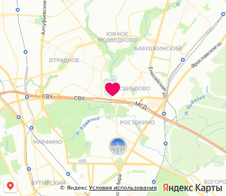 На карте