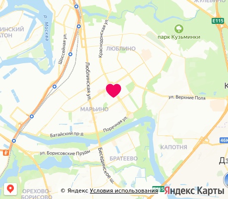 На карте