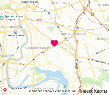 На карте