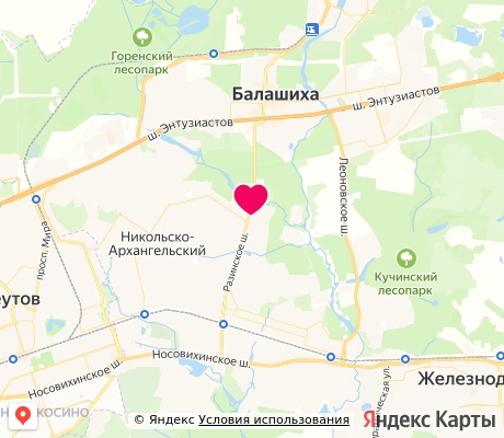 На карте