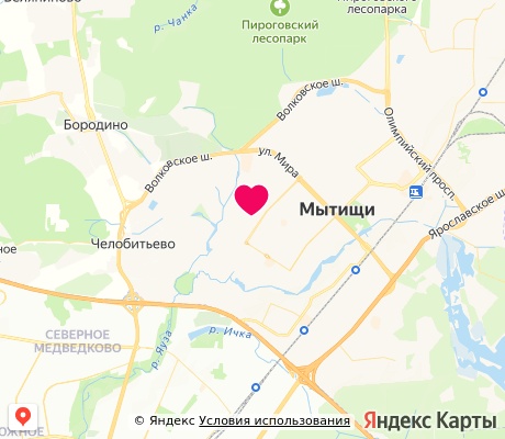 На карте