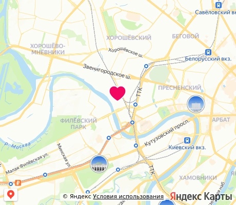 На карте