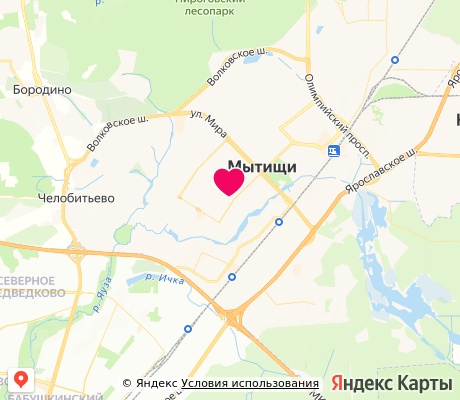 На карте