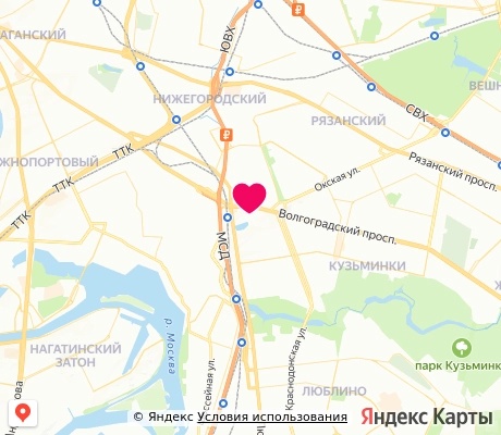 На карте