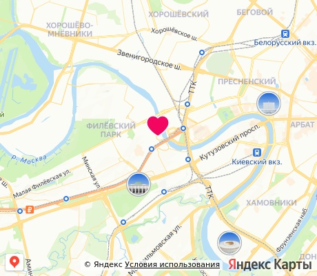 На карте