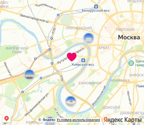 На карте