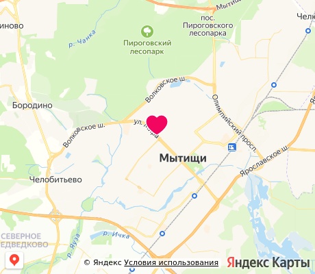 На карте