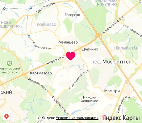 На карте