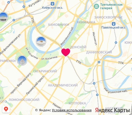 На карте