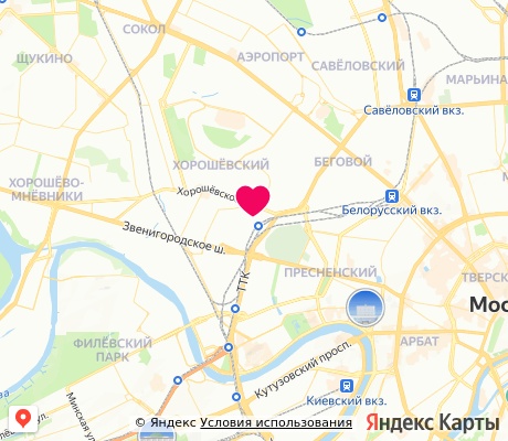 На карте