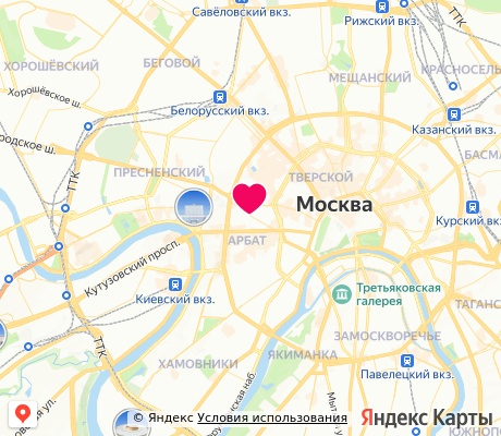 На карте