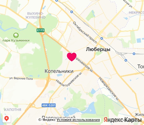 На карте
