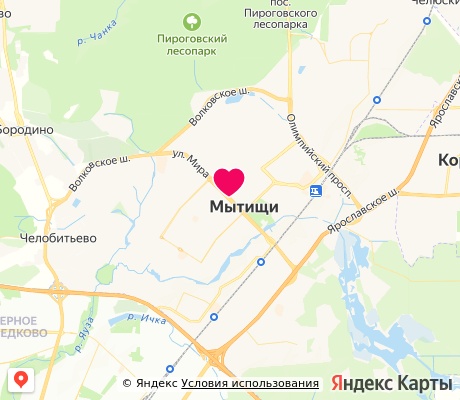 На карте