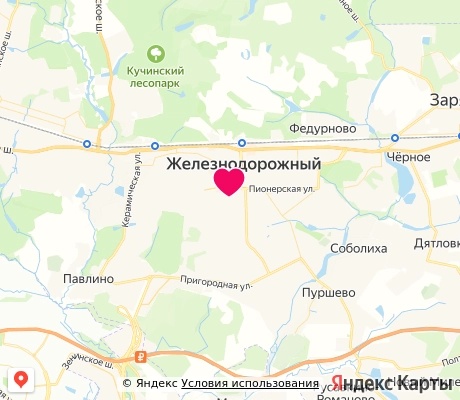 На карте