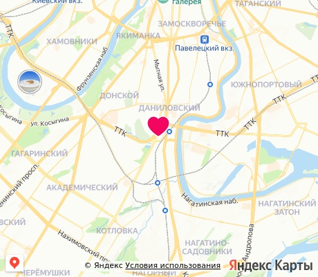 На карте