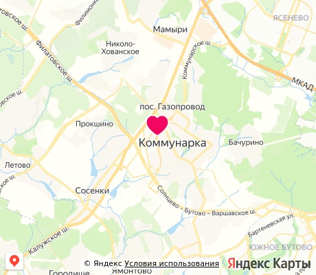 На карте
