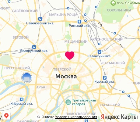 На карте