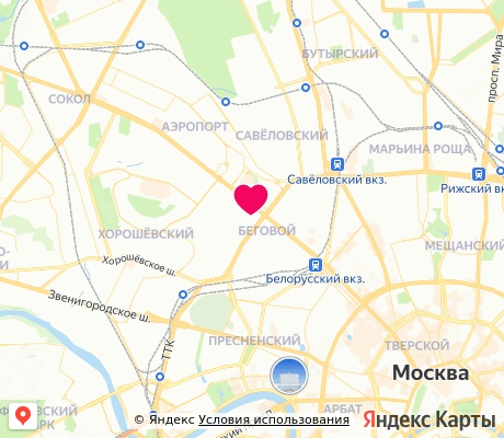 На карте
