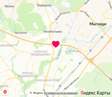 На карте