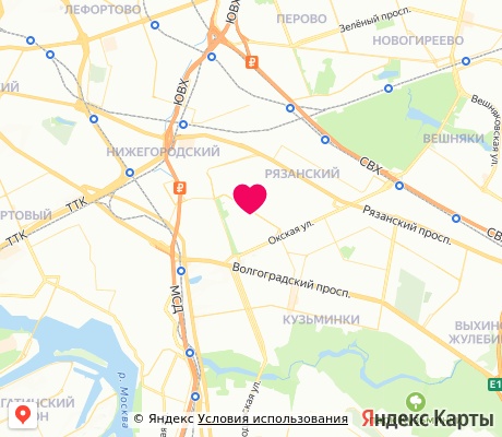 На карте