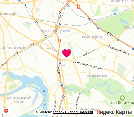 На карте