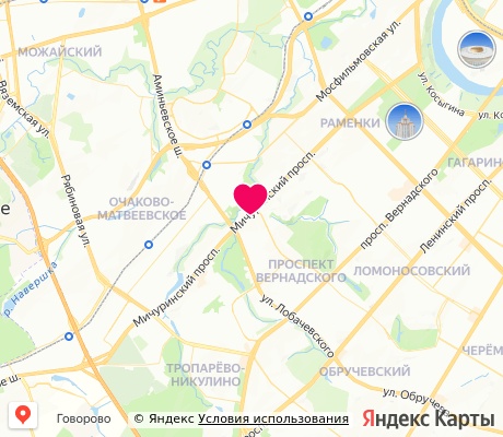 На карте