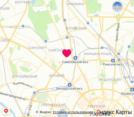 На карте