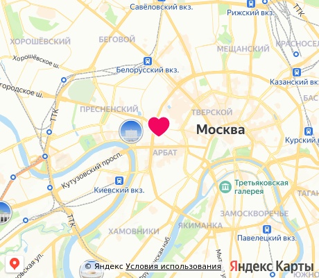 На карте