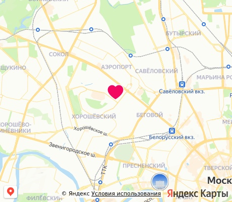 На карте