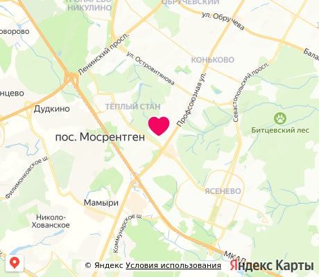 На карте