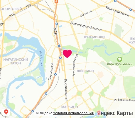 На карте