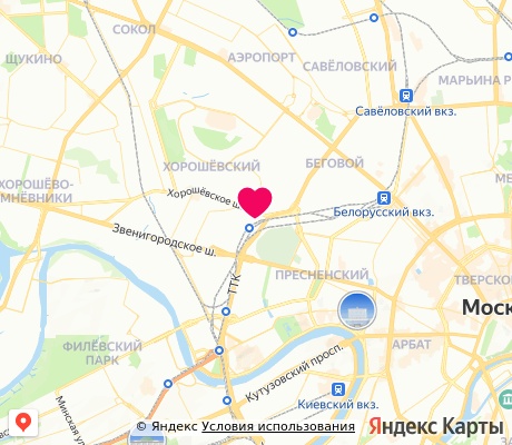 На карте